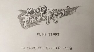 "Final Fight" เส้นดินสอ: เวทมนตร์ไงล่ะ