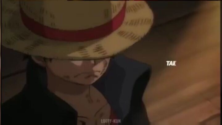 Luffy sad