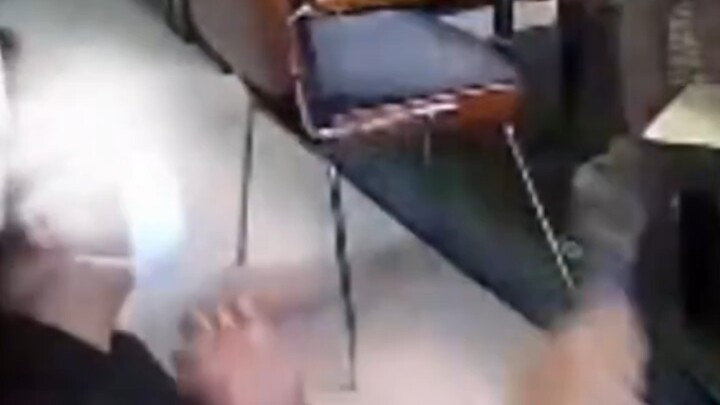 Can you believe she brought a badminton racket to get her nails done?