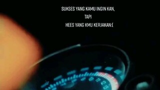 Karena hees menuju mimpi yg sukses.