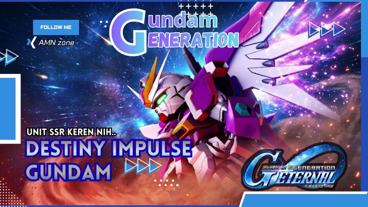 Gundam Prototipe Boros Energi •|• Destiny impulse Gundam Gameplay || SD G Generation Eternal
