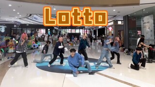 南昌现在还有路演lotto的！超帅！！！【lotto-exo全体直拍】6.16南昌西湖万达路演
