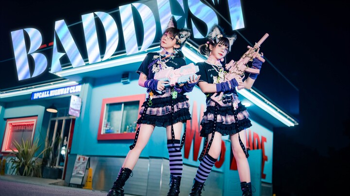 甜酷炸裂！双胞胎萝莉辣妹跳KDA《THE BADDEST》