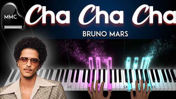Cha Cha Cha by Bruno Mars piano cover/tutorial + sheet music + lyrics