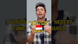 3 Youtuber Luar Negeri Yang Pakai Dubbing Bahasa Indonesia #shorts