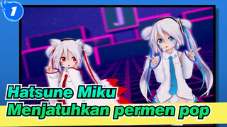Hatsune Miku|【MIKU/KKVMD/Tes Model】menjatuhkan permen pop 2 Miku Putih Kecil_1