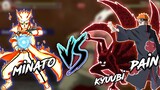 Minato Namikaze Vs Kyubi & Pain Tendo | Naruto Shippuden Ultimate Ninja Impact Android