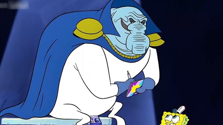 In order to deliver takeout, SpongeBob actually reversed time and space!