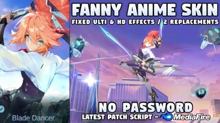 FIXED! Fanny Aspirant Anime Skin Script No Password | Full Voice & HD Effects | Mobile Legends