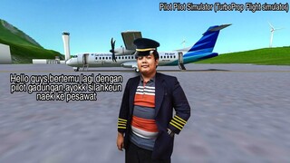 Sedang bermain menjadi pilot pilot simulator //Turboprop Flight Sim