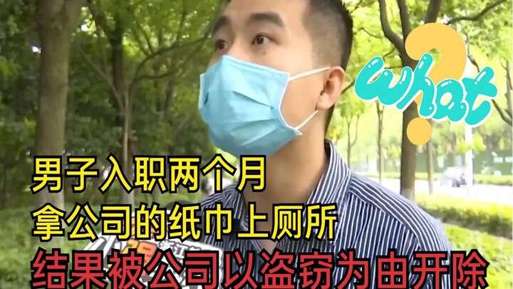 Documentary Commentary: Man Uses Company Tissues in the Toilet Two Months After Joining — Fired for 