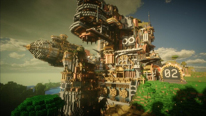 Khi tôi dùng chiến hạm khổng lồ với phong cách steampunk để đối đầu với bọn cướp biển...