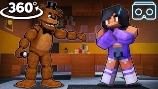 APHMAU saving friends from FREDDY in PIZZERIA - Minecraft 360°