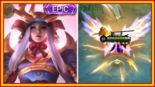 FREYA NEW SKIN | RAVEN SHOGUN EPIC SKIN 🟢 MLBB