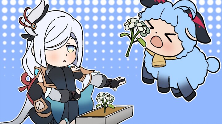 Sister Ganyu, please stop eating!!