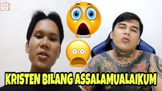 BOLEHKAN KRISTEN SEBUT ASSALAMUALAIKUM ⁉️ - PRANK OME TV