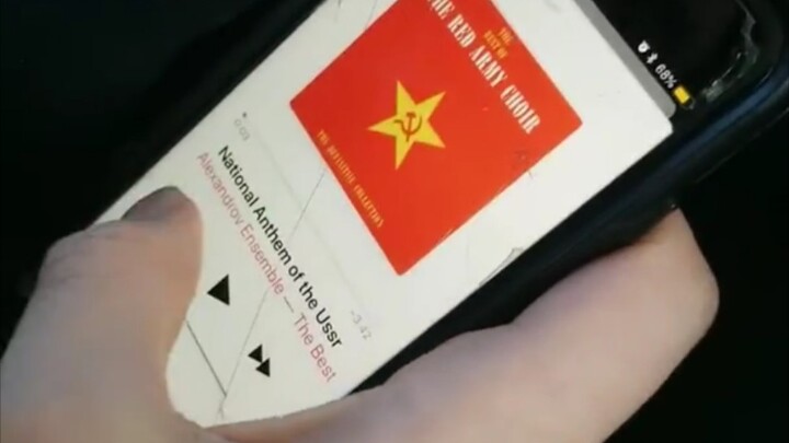 When you play the Soviet anthem on the school bus...