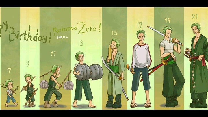 [One Piece / Roronoa Zoro / Gao Ran / Stepping Point] Nine mountains and eight seas, those who do not have no self!