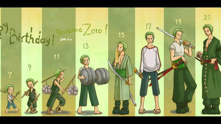 [One Piece / Roronoa Zoro / Gao Ran / Stepping Point] Sembilan gunung dan delapan lautan, mereka yang tidak memiliki diri!