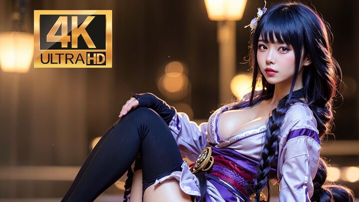 [ไซเบอร์คอสเพลย์] 4K คมชัดพิเศษ เก็นชินอิมแพกต์ ท่านแม่ทัพสายฟ้า ภาคแรก (แนวนอน)