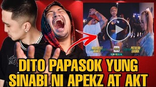 FREESTYLE BATTLE NA INAPLOAD NG FLIPTOP BINABASH | MGA BANAT NI APEKZ AT AKT NAGKATOTOO NA