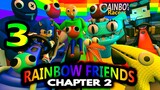 RAINBOW FRIENDS Chapter 2 ANIMATED! Ft SONIC BALDI STEVE Roblox CHALLENGE Minecraft Animation PART 3