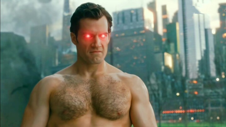Pertarungan Mata Laser Superman Lama vs Superman Baru