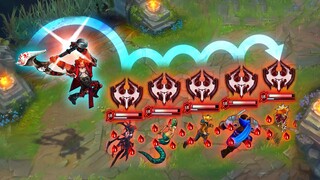 لقد رأيت العديد من Pentakills، ولكن هذه هي المرة الأولى التي أرى فيها Pentakill رهيبًا إلى هذا الحد.