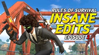 ROS INSANE EDITS #3 / Ft. Content Creators(Rules of Survival)