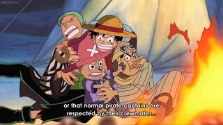 Luffy, Usopp, Zoro vs Chopper Chopper is a warm suit