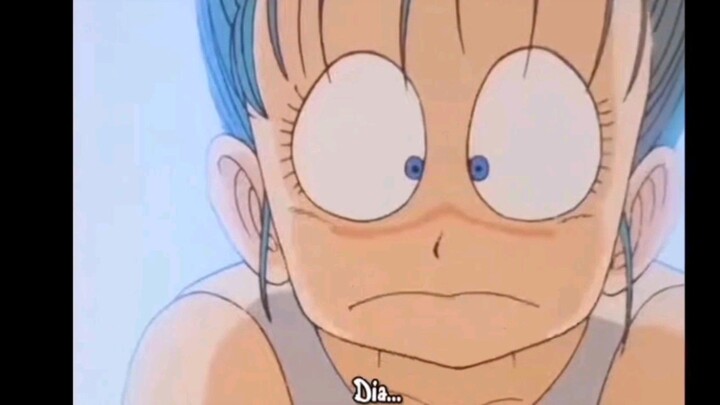 BULMA kaget ternyata ekor goku bisa .bergerak...???????