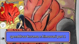 gambar pertemuan himawari dan kurama🔥🔥🔥