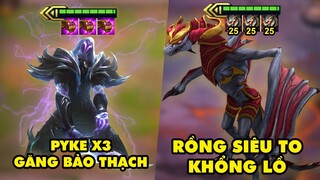 TOP khoảnh khắc điên rồ nhất Đấu Trường Chân Lý 202: Rồng siêu to khổng lồ, Pyke X3 Găng Bảo Thạch