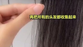 How much hair can one person lose in 8 months