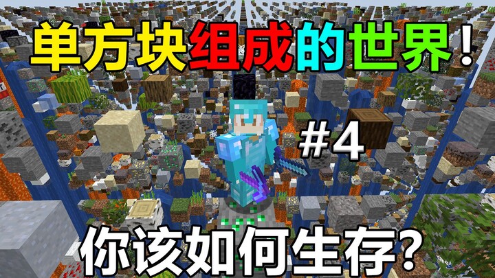 一个单方块世界！你能活多久？单方块生存#4