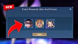 NEW! FREE EPIC SKIN AND ELITE SKIN + EMOTES! (CLAIM NOW!) NEW EVENT | MOBILE LEGENDS 2022