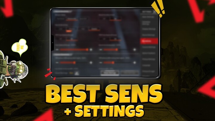 BEST SENS + SETTINGS FOR APEX LEGENDS MOBILE