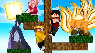 NÃO CAIA DA ÁRVORE DO TIME 7 DE NARUTO NO MINECRAFT! ‹‹ P3DRU ››