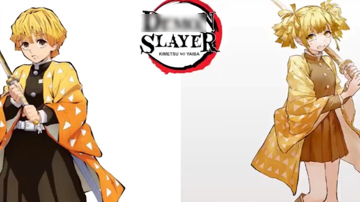 [ Demon Slayer ] When the characters in Demon Slayer changed genders...
