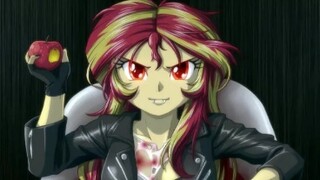 Anime|Sunset Shimmer Singing "Lonely Warrior"