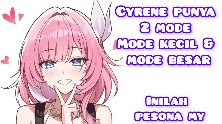 Cyrene Honkai Star Rail = Sosok Lain Dari Elysia Honkai Impact 3rd