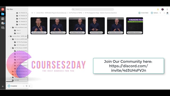 [DOWNLOAD] Jeremy Miner - NEPQ Sales Program Download