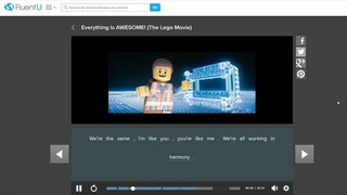 Learn English with Music The Lego Movie Song