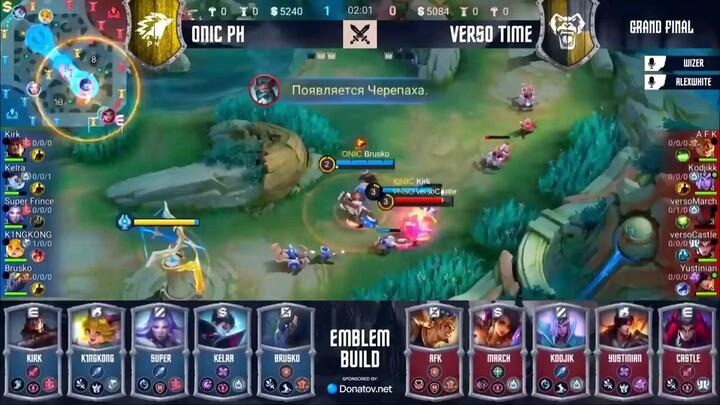 Onic Ph Vs Verso Time Game 4 Grand Finals MLBB Winter Is Coming