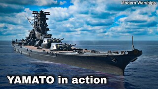 Modern Warships: YAMATO in Action.  online match gameplay.