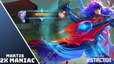 Martis Deathrock x2 Maniac | Mobile Legends