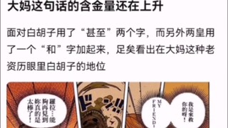 大妈这句话的含金量还在上升【海贼王!】