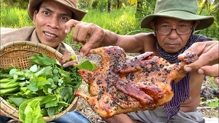 Vịt Khìa Nước Dừa Mật Ong Nguyên Con Ăn Ngoài Đồng Với Ông 6 Cô Đơn