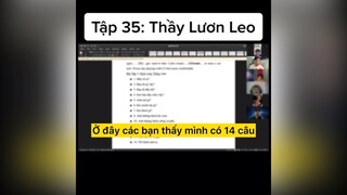 Thày giáo hài hước #videohai