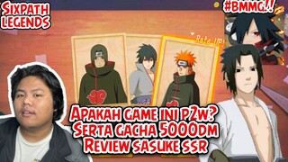 🤔APAKAH BENAR GAME NARUTO SIX PATH LEGENDS P2W SERTA GACHA LAGI 5RIBU DM REVIEW HERO SSR SASUKE SHIP